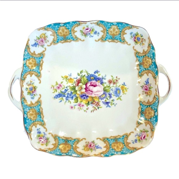 Antique Reflections Square Serving plate by 
J. Godinger & Co. - Picture 1 of 4